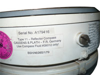 Mangetic Compass C Plath type 11 Reflector